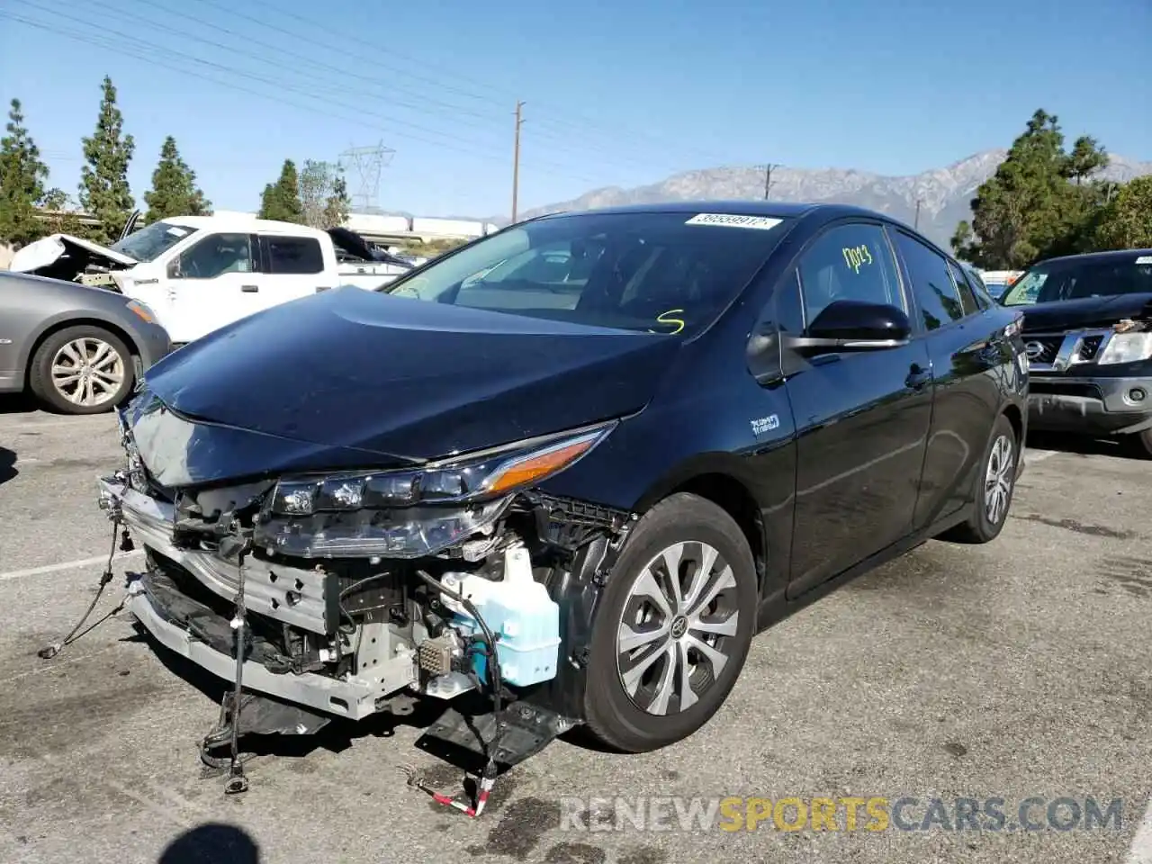 2 Photograph of a damaged car JTDKAMFP2M3172259 TOYOTA PRIUS 2021