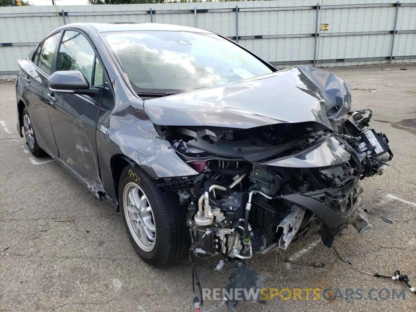 1 Photograph of a damaged car JTDKAMFP2M3172410 TOYOTA PRIUS 2021