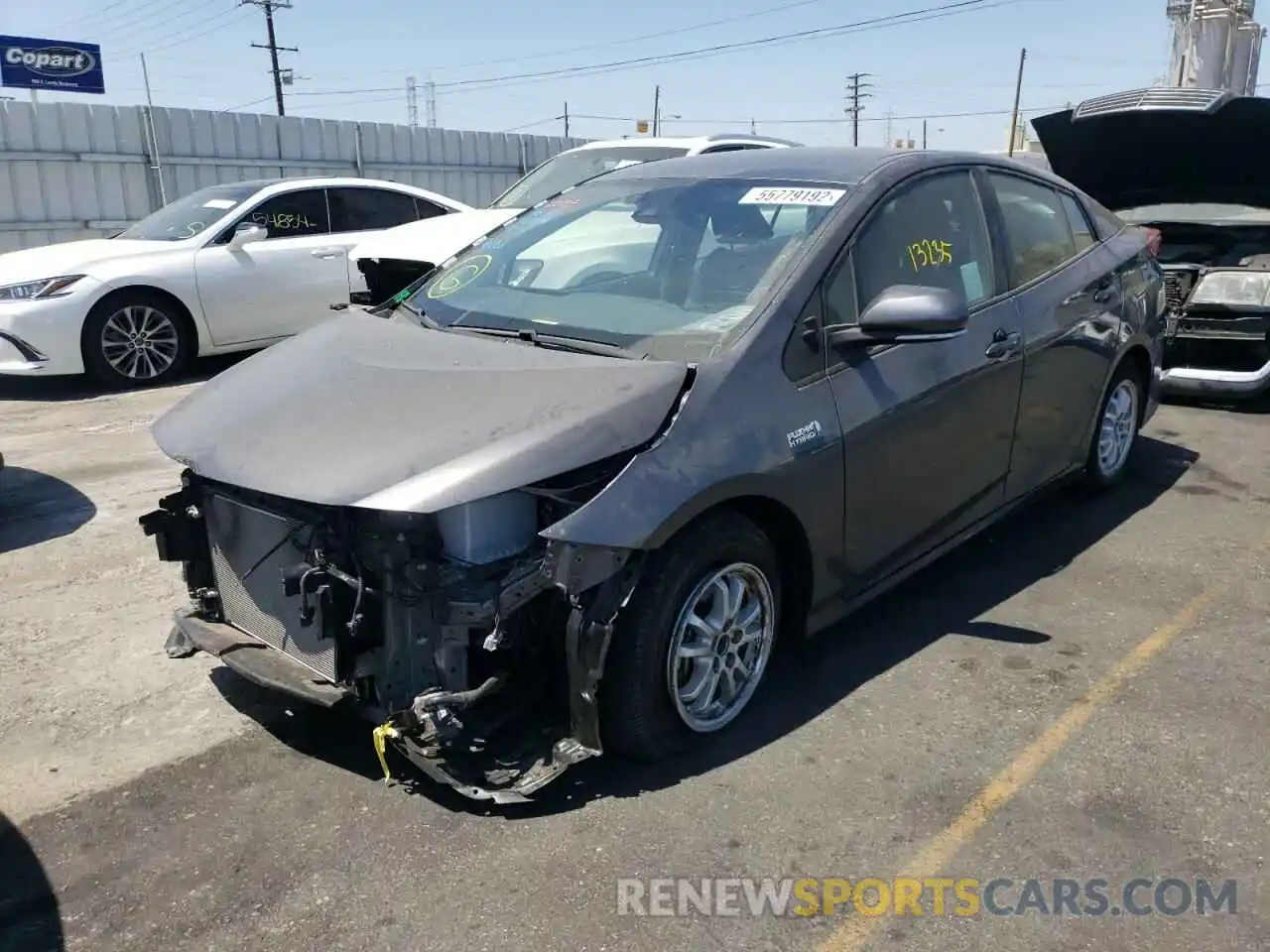 2 Photograph of a damaged car JTDKAMFP2M3173136 TOYOTA PRIUS 2021