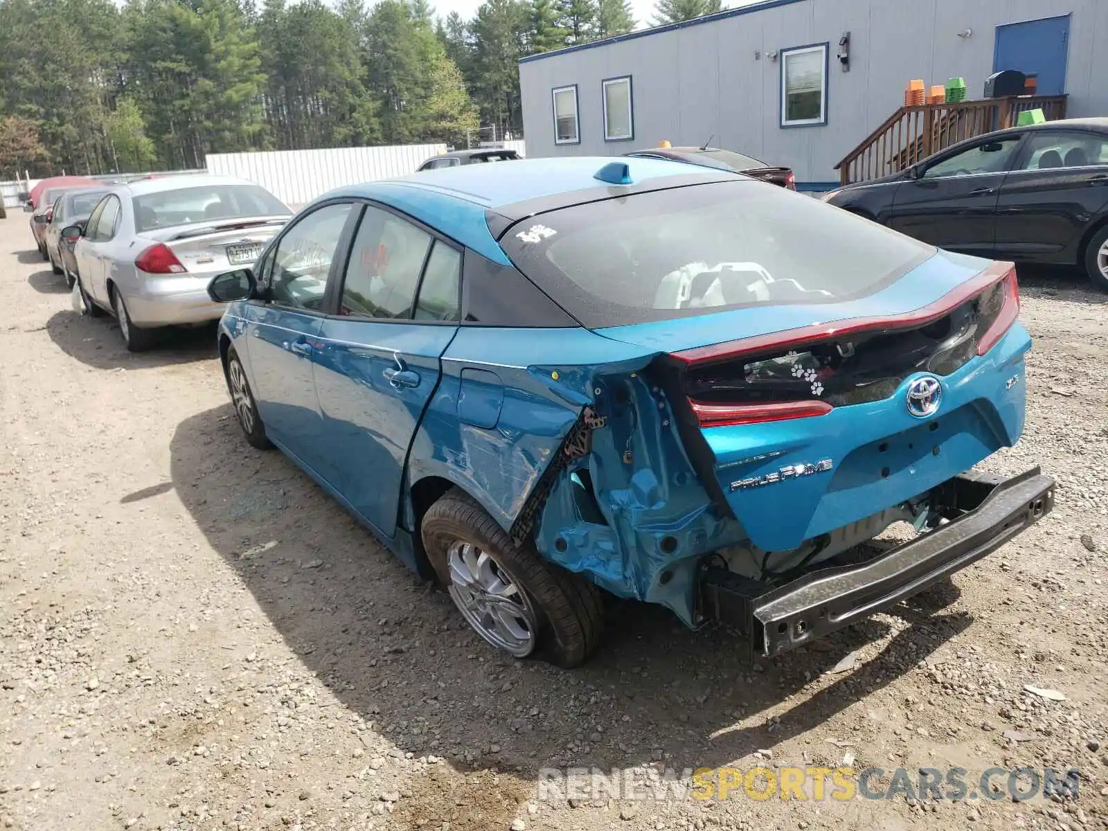 3 Photograph of a damaged car JTDKAMFP2M3173234 TOYOTA PRIUS 2021