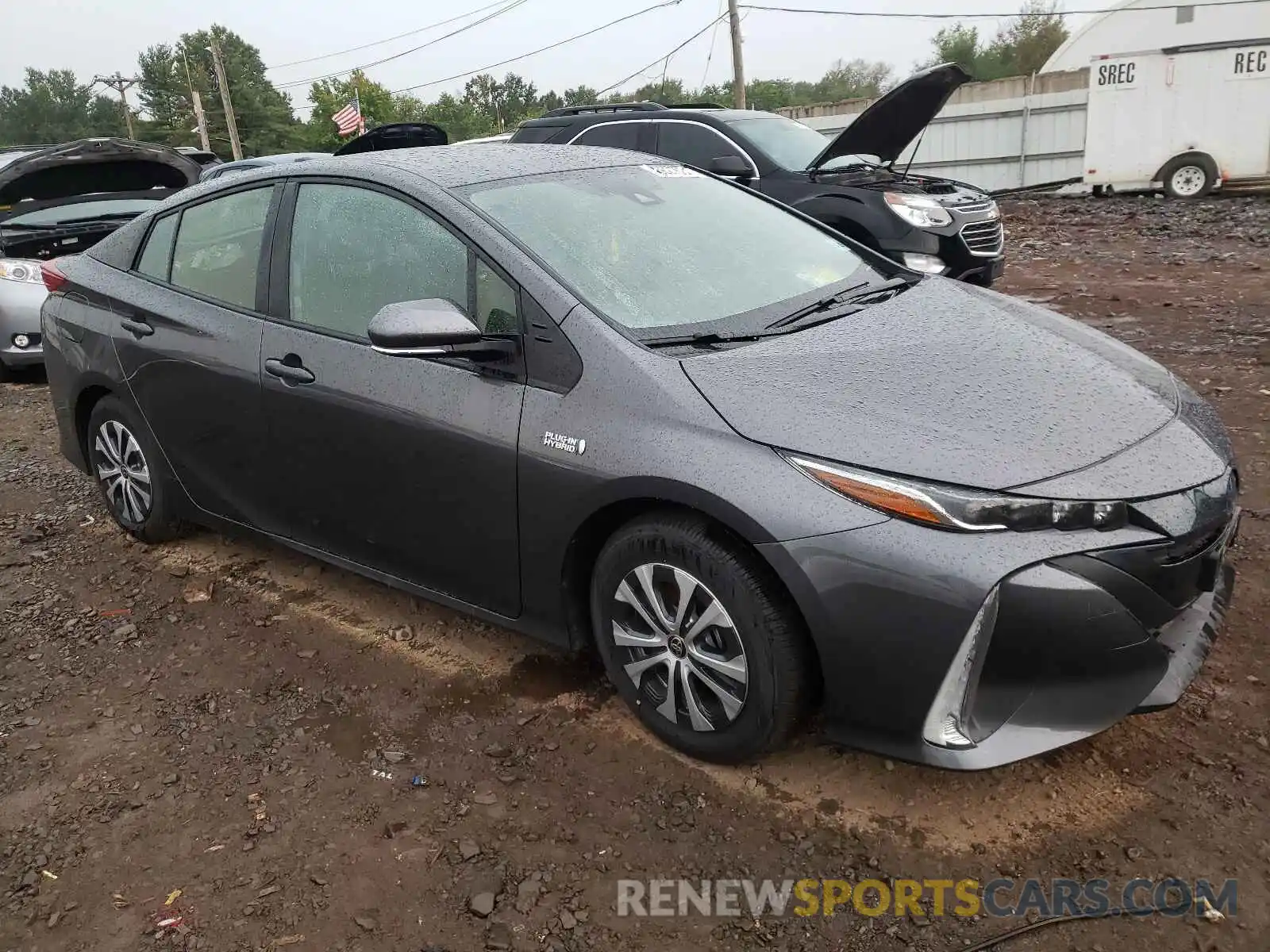 1 Photograph of a damaged car JTDKAMFP2M3176859 TOYOTA PRIUS 2021