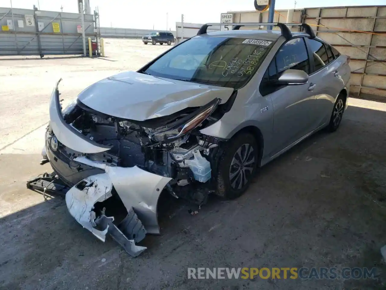 2 Photograph of a damaged car JTDKAMFP2M3181379 TOYOTA PRIUS 2021