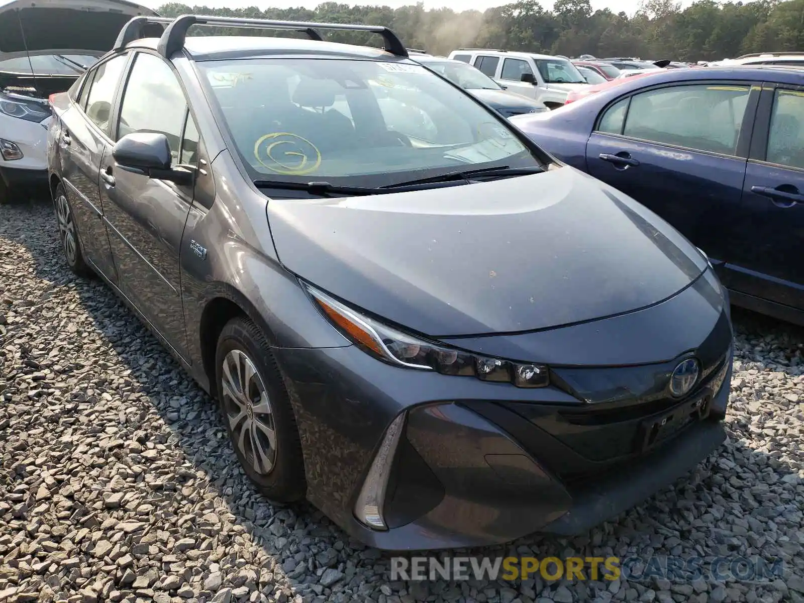 1 Photograph of a damaged car JTDKAMFP2M3188753 TOYOTA PRIUS 2021