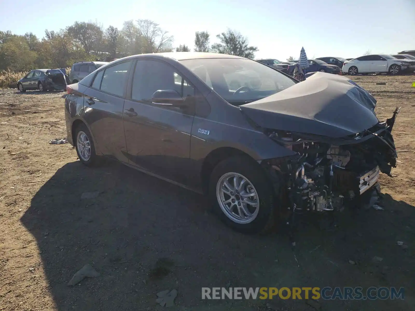 1 Photograph of a damaged car JTDKAMFP2M3189658 TOYOTA PRIUS 2021