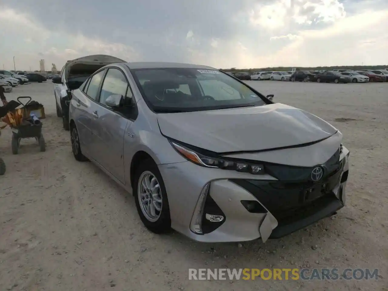 1 Photograph of a damaged car JTDKAMFP2M3191457 TOYOTA PRIUS 2021