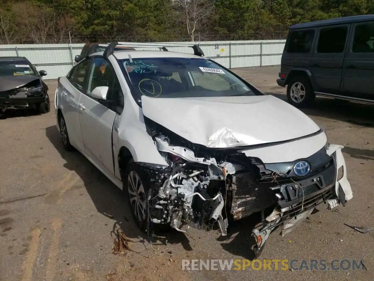 1 Photograph of a damaged car JTDKAMFP2M3192771 TOYOTA PRIUS 2021