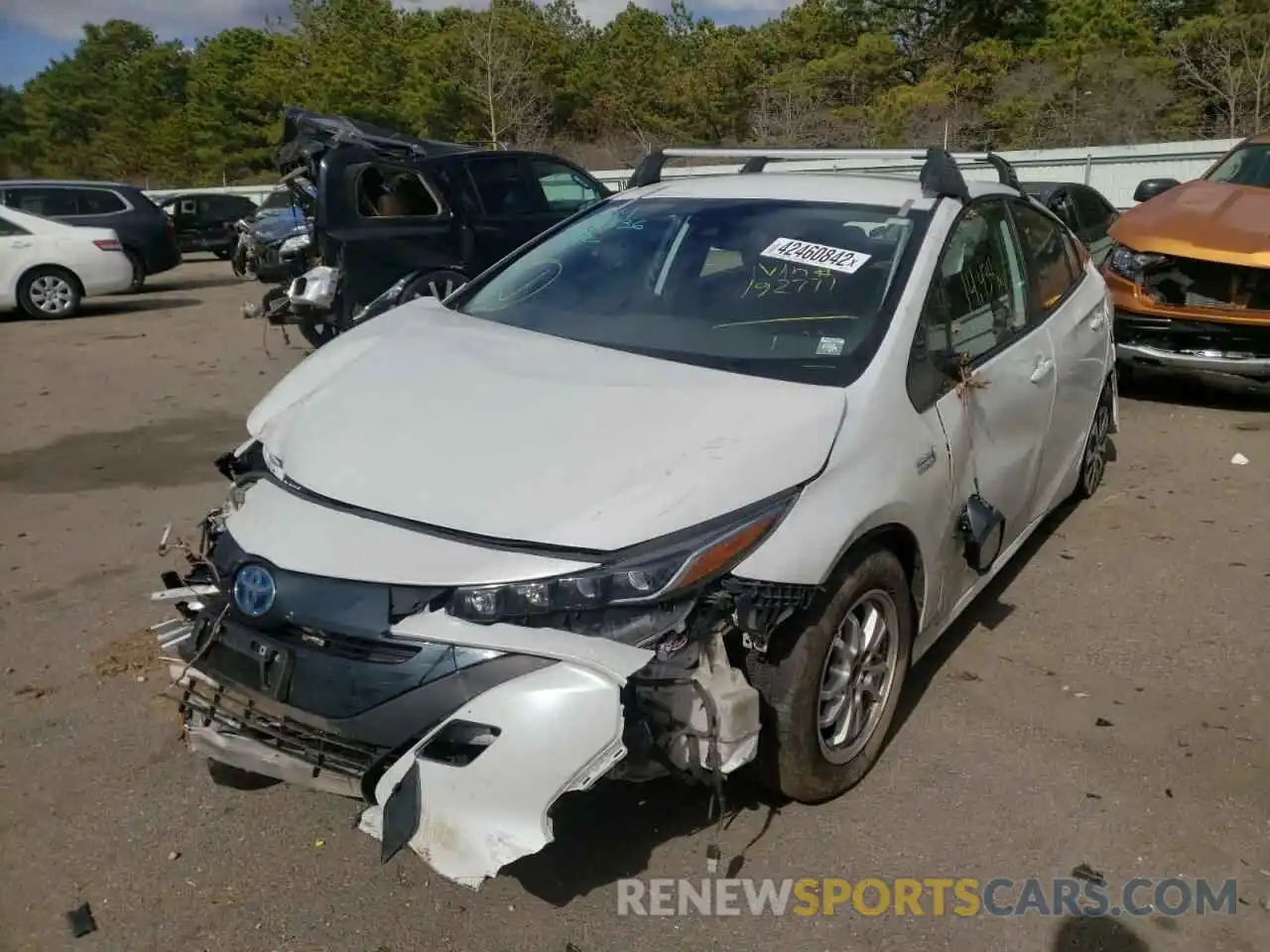 2 Photograph of a damaged car JTDKAMFP2M3192771 TOYOTA PRIUS 2021