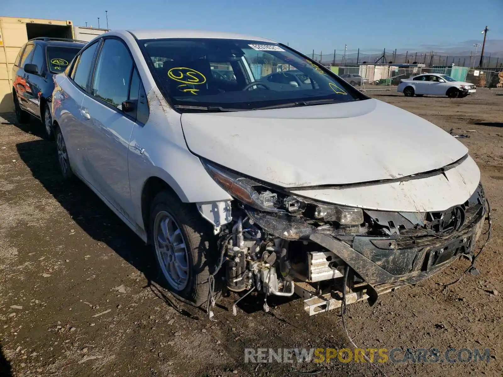 1 Photograph of a damaged car JTDKAMFP2M3195170 TOYOTA PRIUS 2021