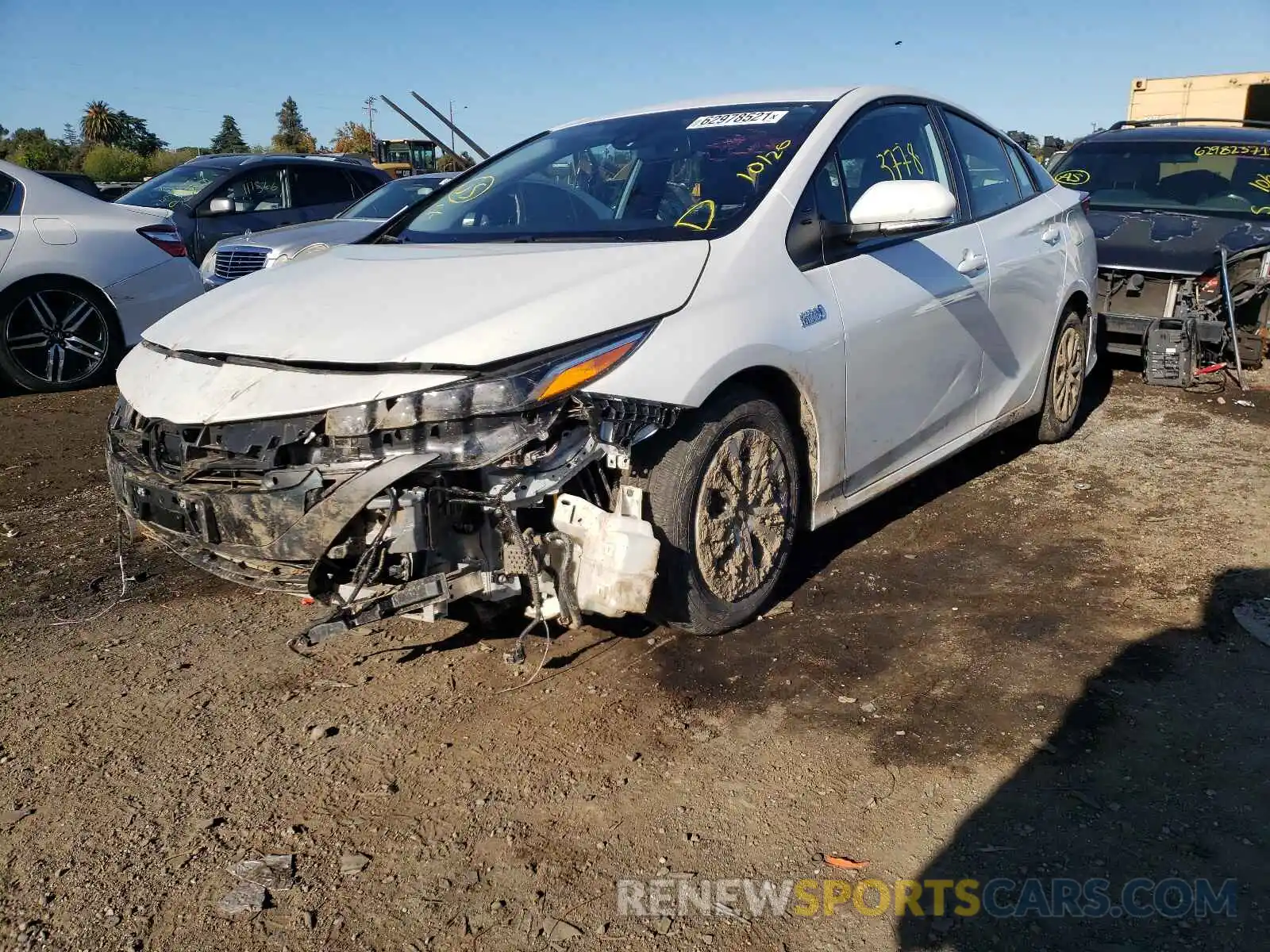 2 Photograph of a damaged car JTDKAMFP2M3195170 TOYOTA PRIUS 2021