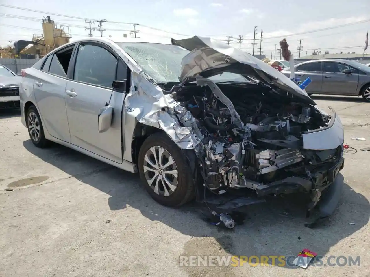 1 Photograph of a damaged car JTDKAMFP2M3195461 TOYOTA PRIUS 2021