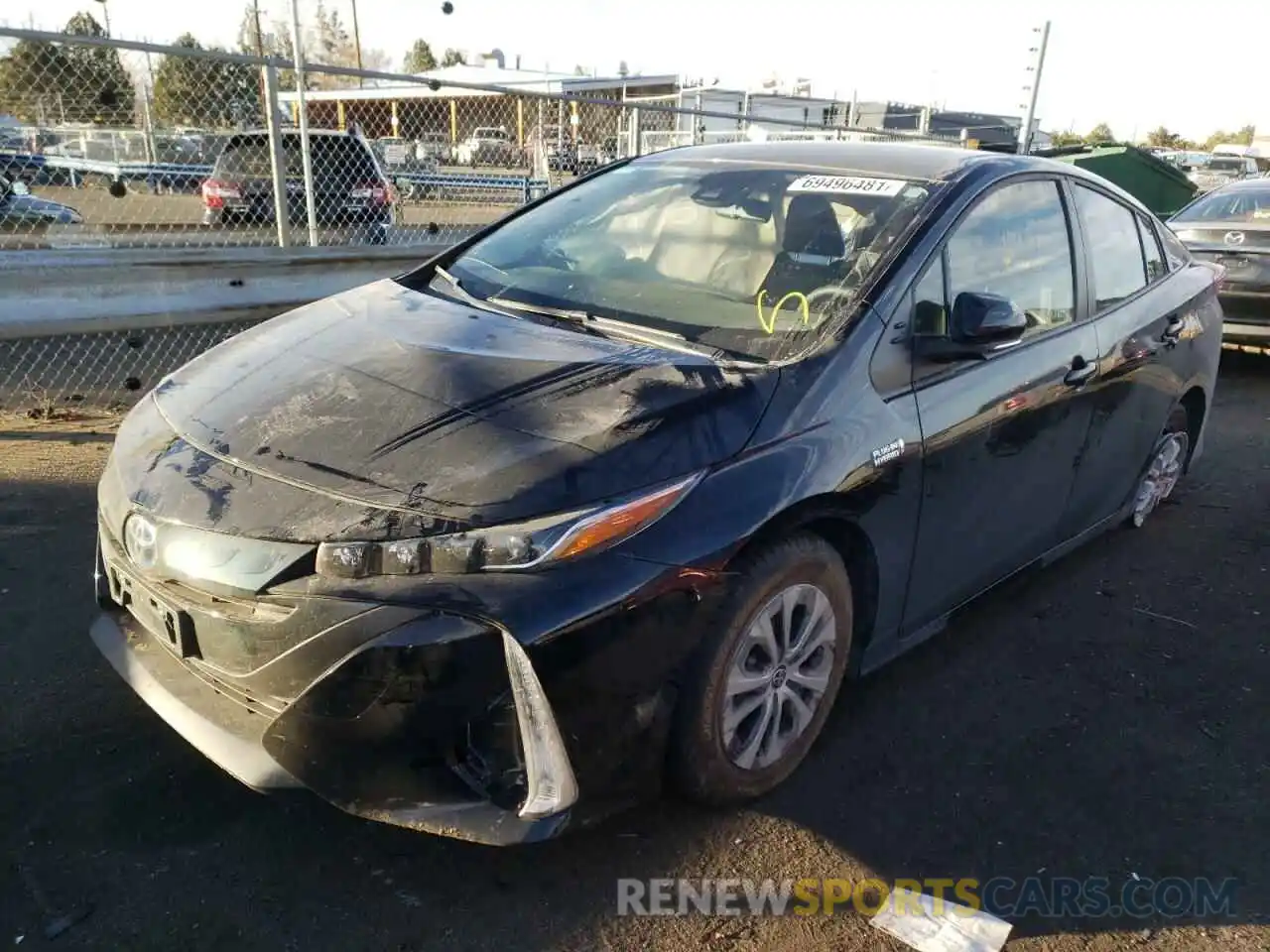 2 Photograph of a damaged car JTDKAMFP3M3166177 TOYOTA PRIUS 2021