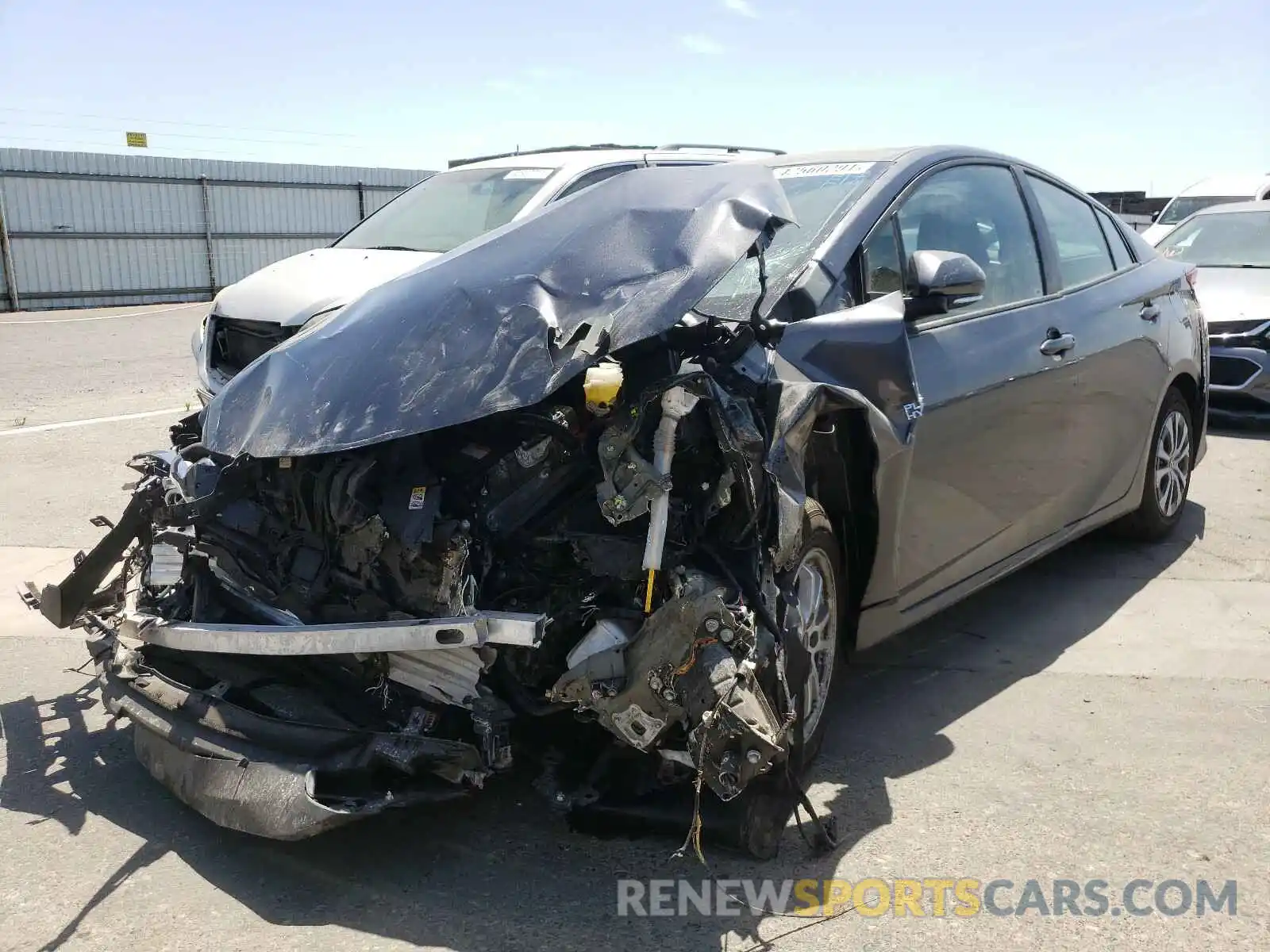 2 Photograph of a damaged car JTDKAMFP3M3167667 TOYOTA PRIUS 2021