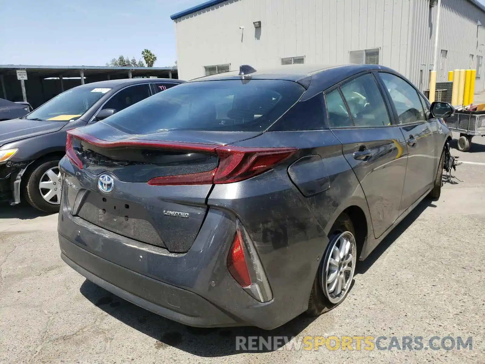 4 Photograph of a damaged car JTDKAMFP3M3167667 TOYOTA PRIUS 2021