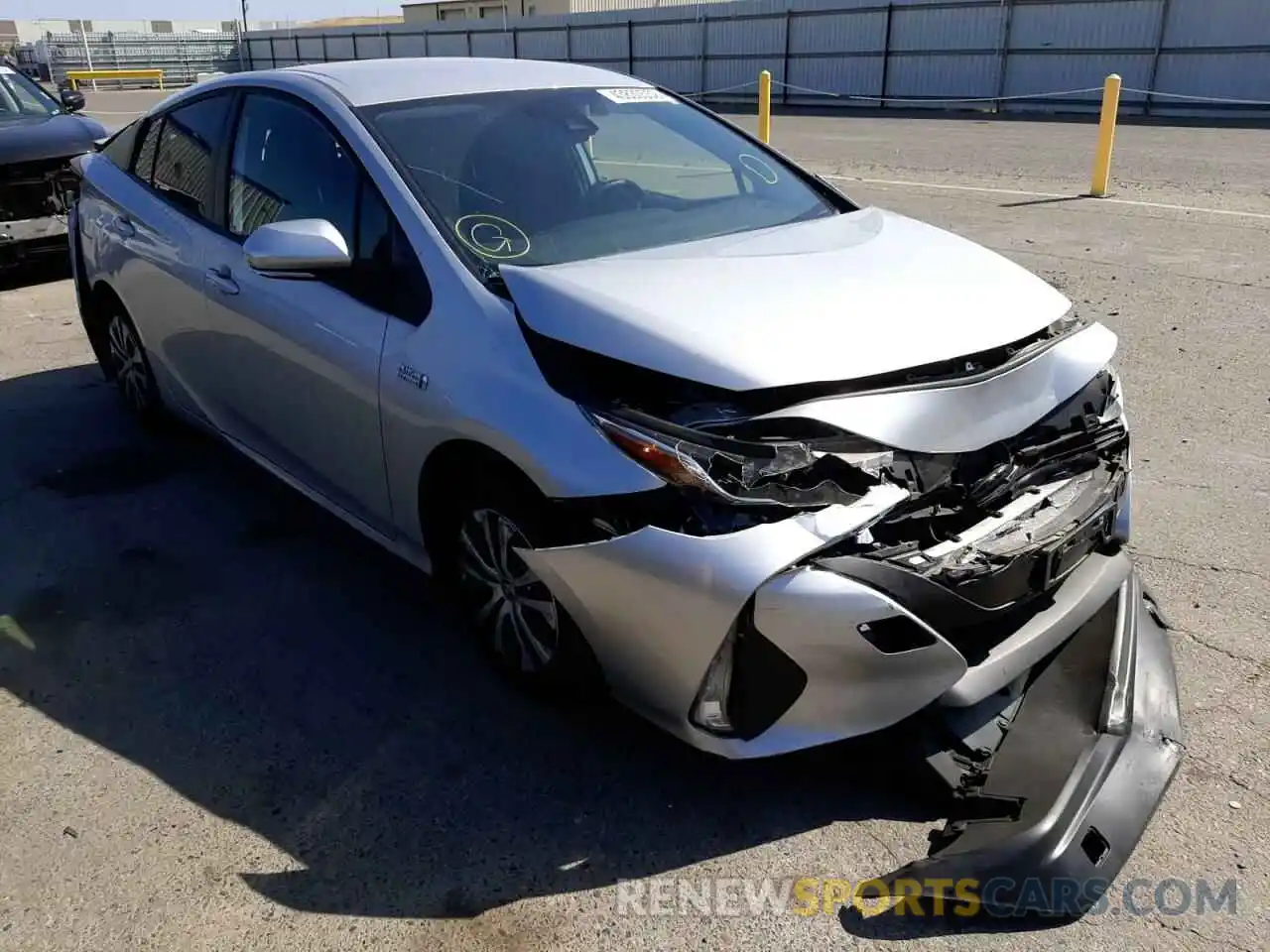 1 Photograph of a damaged car JTDKAMFP3M3171489 TOYOTA PRIUS 2021