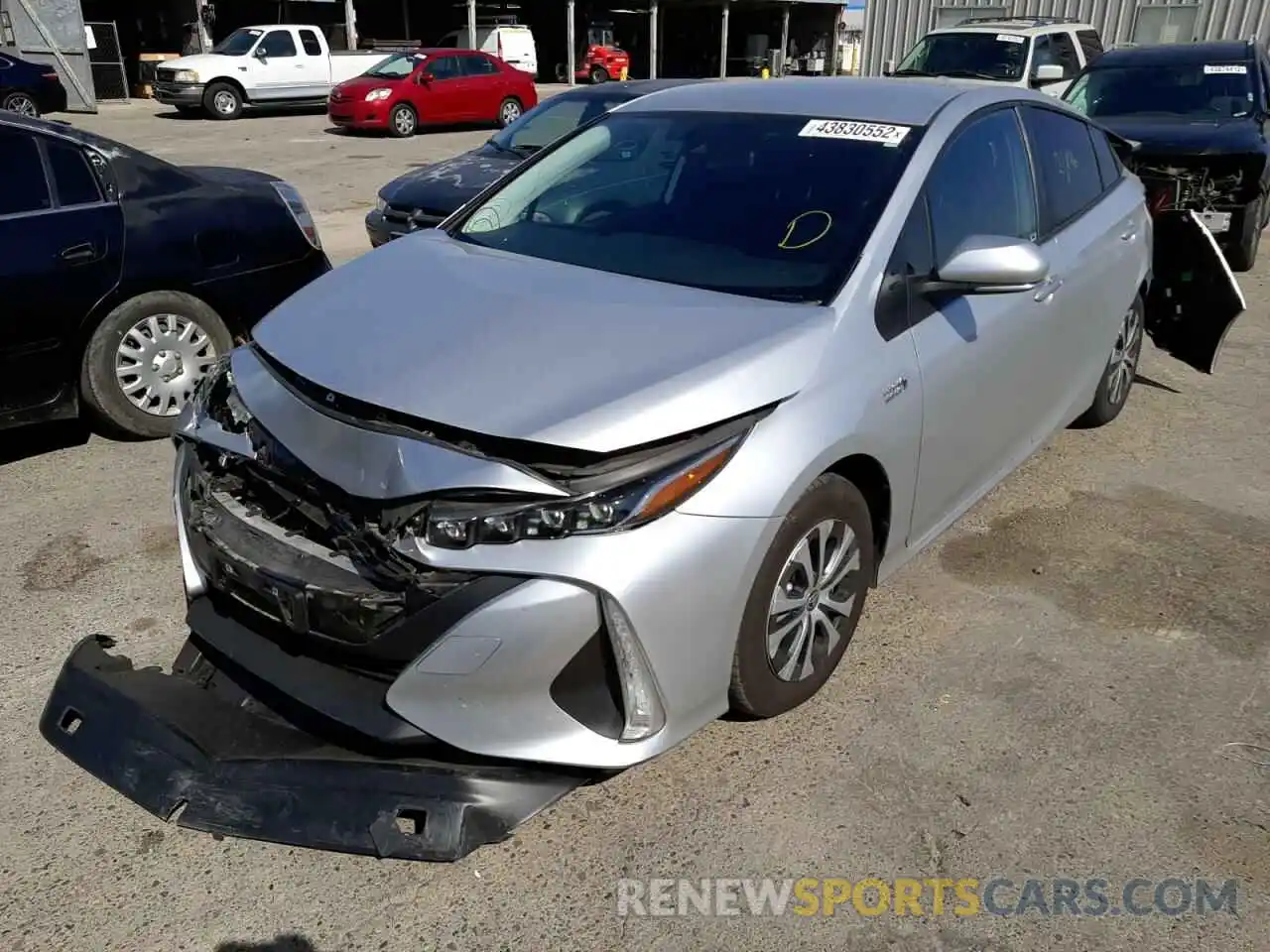 2 Photograph of a damaged car JTDKAMFP3M3171489 TOYOTA PRIUS 2021