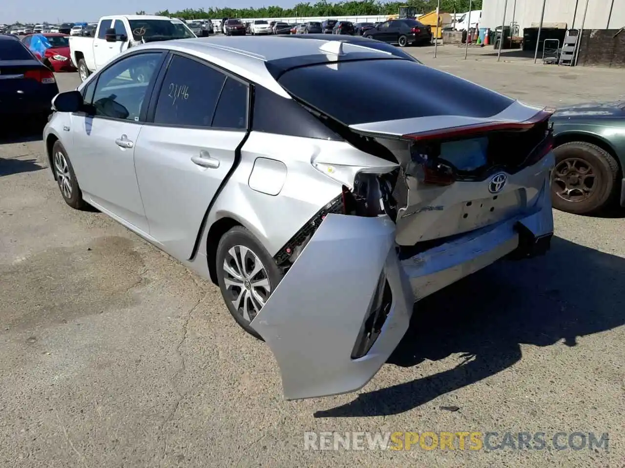 3 Photograph of a damaged car JTDKAMFP3M3171489 TOYOTA PRIUS 2021