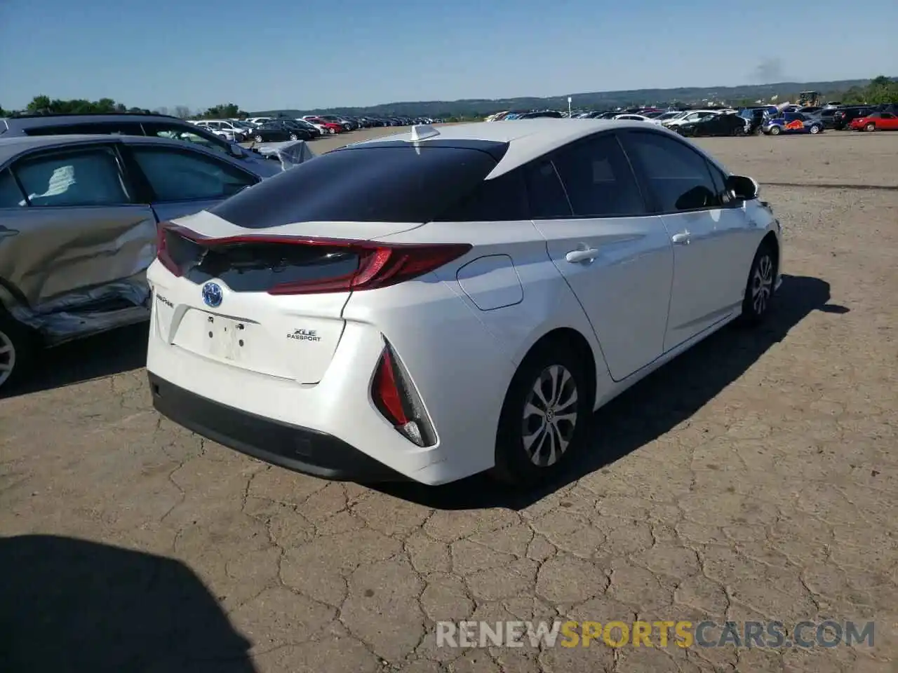 4 Photograph of a damaged car JTDKAMFP3M3174473 TOYOTA PRIUS 2021