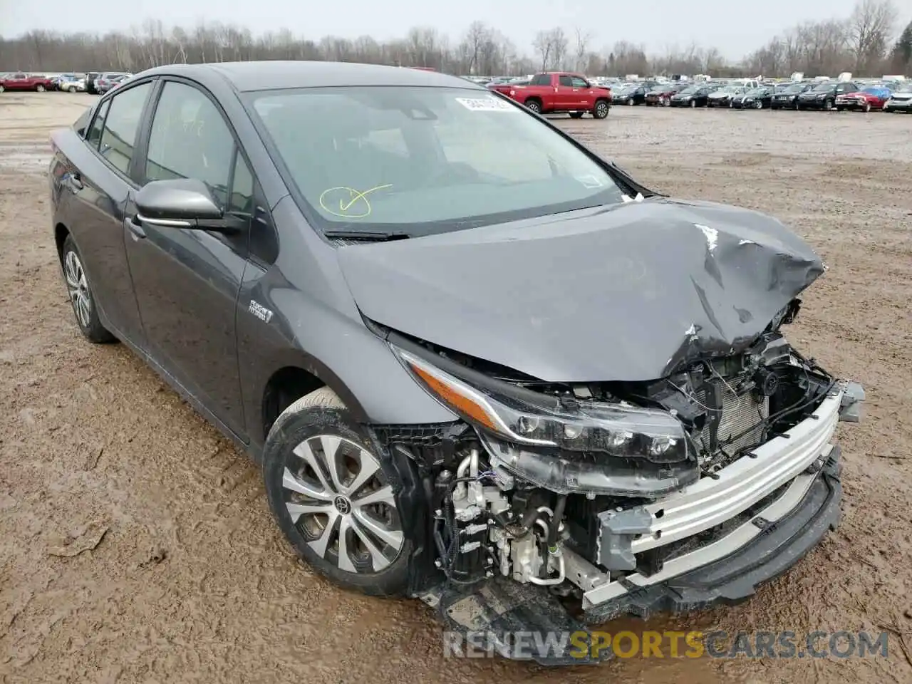 1 Photograph of a damaged car JTDKAMFP3M3176336 TOYOTA PRIUS 2021