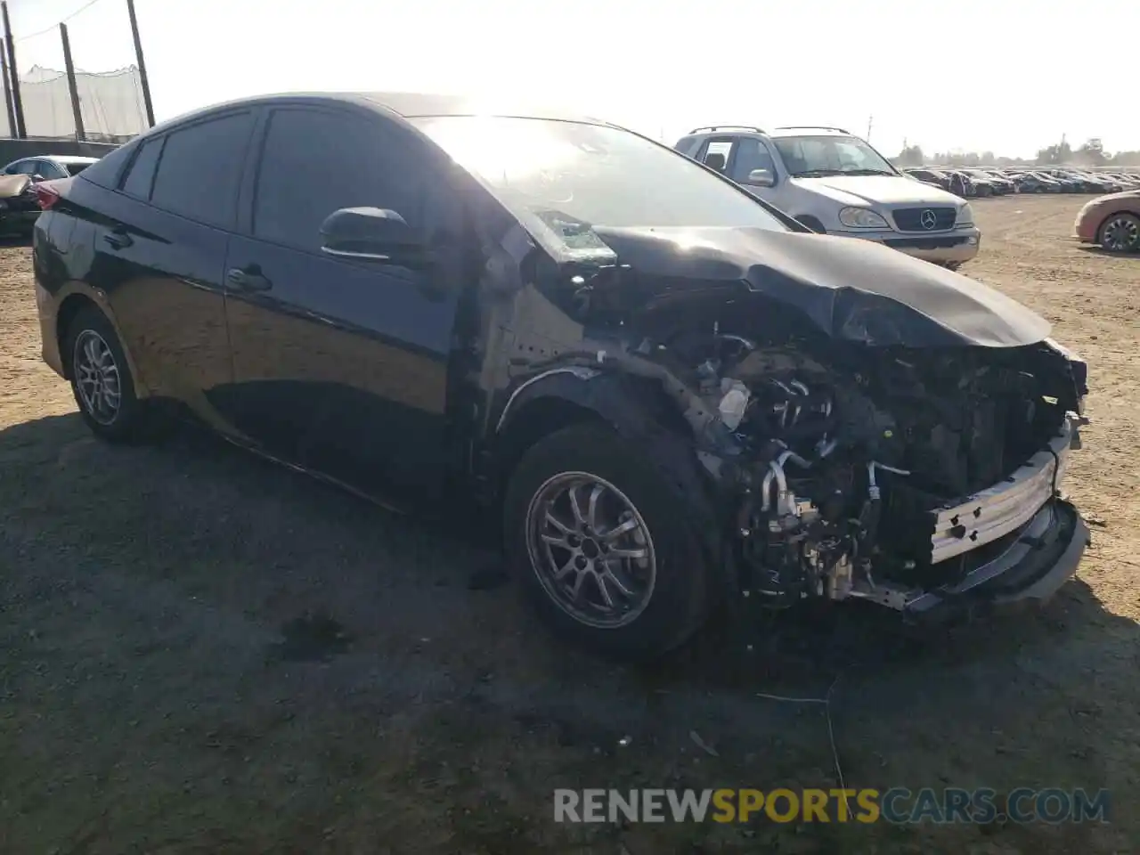 1 Photograph of a damaged car JTDKAMFP3M3179057 TOYOTA PRIUS 2021