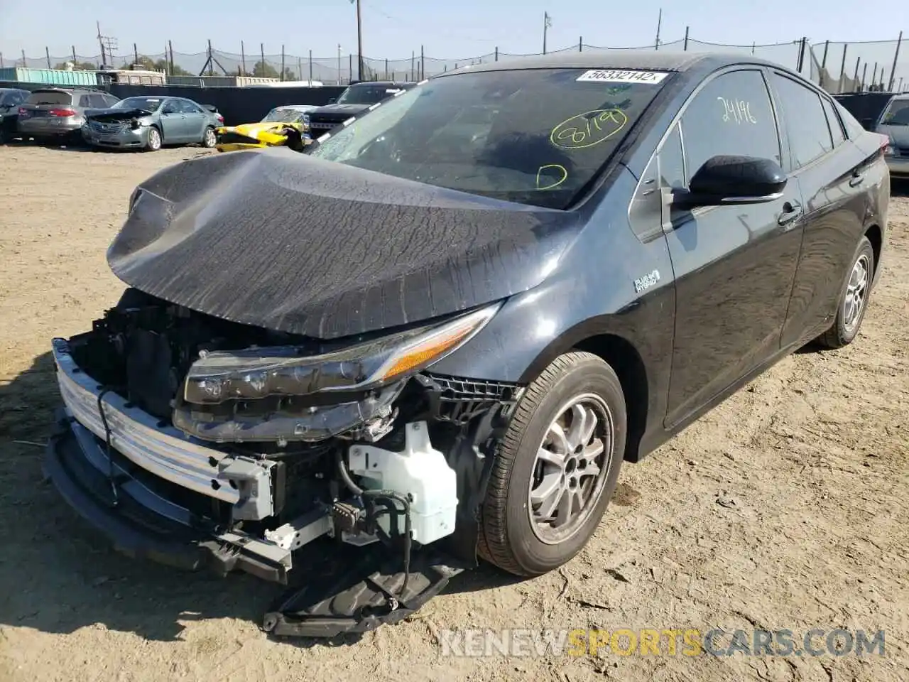 2 Photograph of a damaged car JTDKAMFP3M3179057 TOYOTA PRIUS 2021