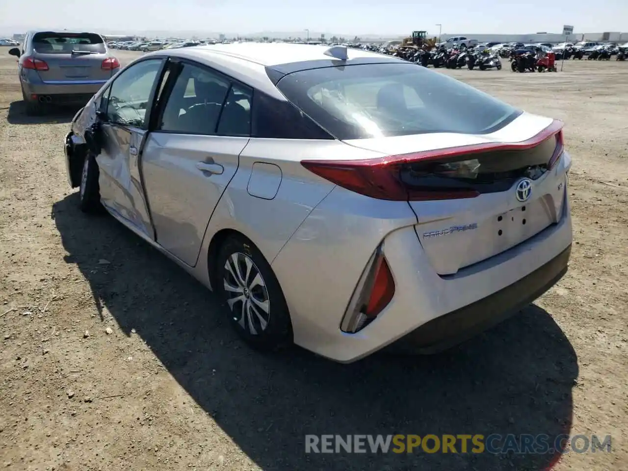 3 Photograph of a damaged car JTDKAMFP3M3180256 TOYOTA PRIUS 2021