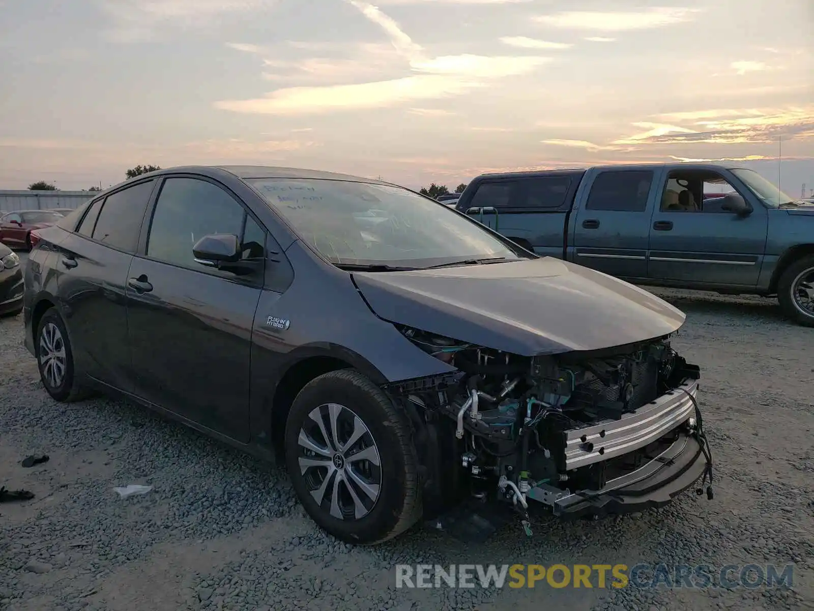 1 Photograph of a damaged car JTDKAMFP3M3181049 TOYOTA PRIUS 2021