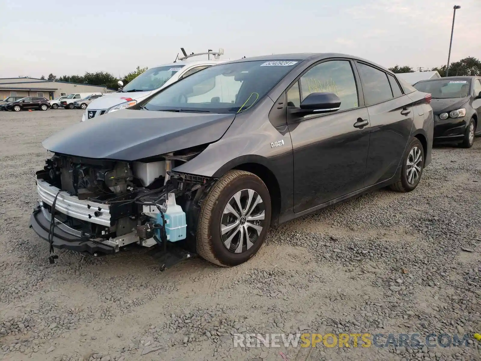 2 Photograph of a damaged car JTDKAMFP3M3181049 TOYOTA PRIUS 2021