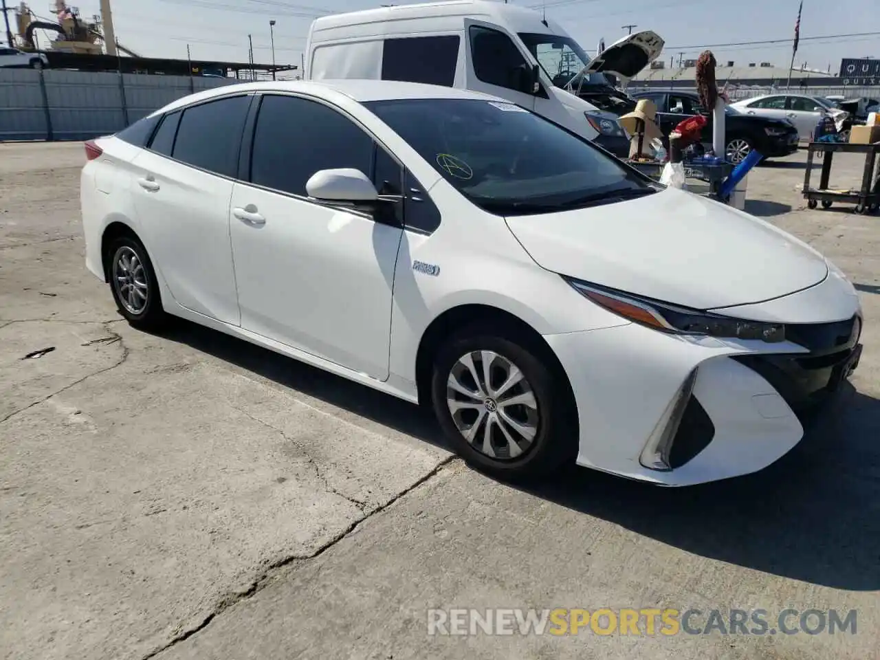 1 Photograph of a damaged car JTDKAMFP3M3183853 TOYOTA PRIUS 2021