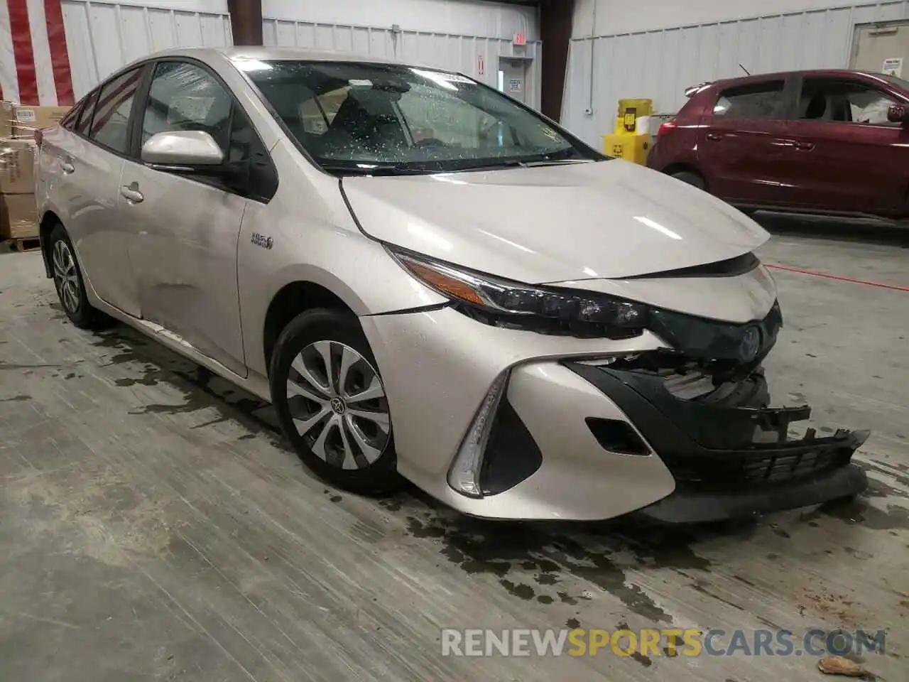 1 Photograph of a damaged car JTDKAMFP3M3184176 TOYOTA PRIUS 2021