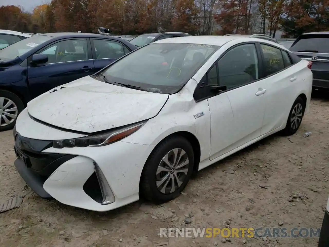 2 Photograph of a damaged car JTDKAMFP3M3187255 TOYOTA PRIUS 2021