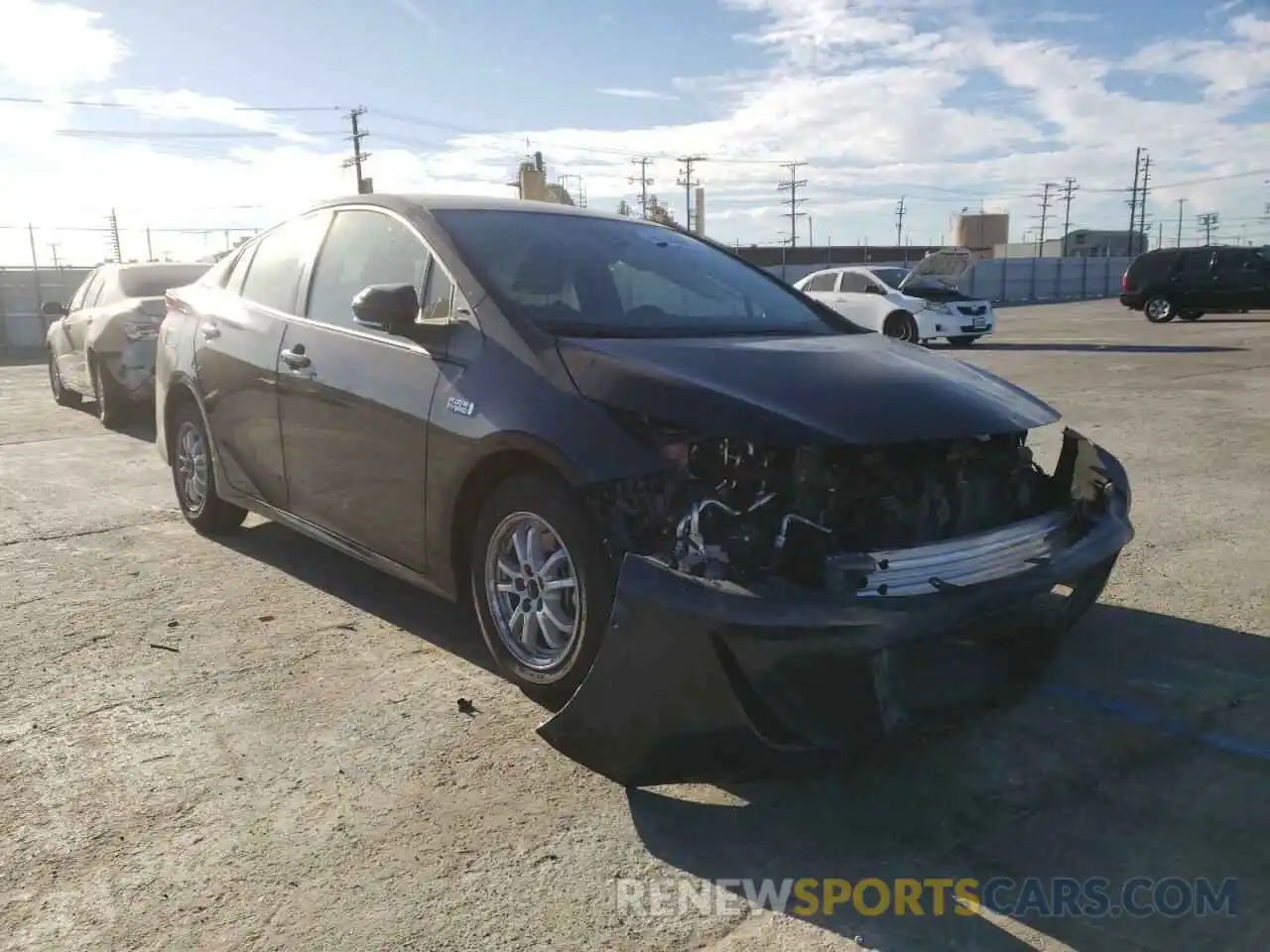 1 Photograph of a damaged car JTDKAMFP3M3187563 TOYOTA PRIUS 2021