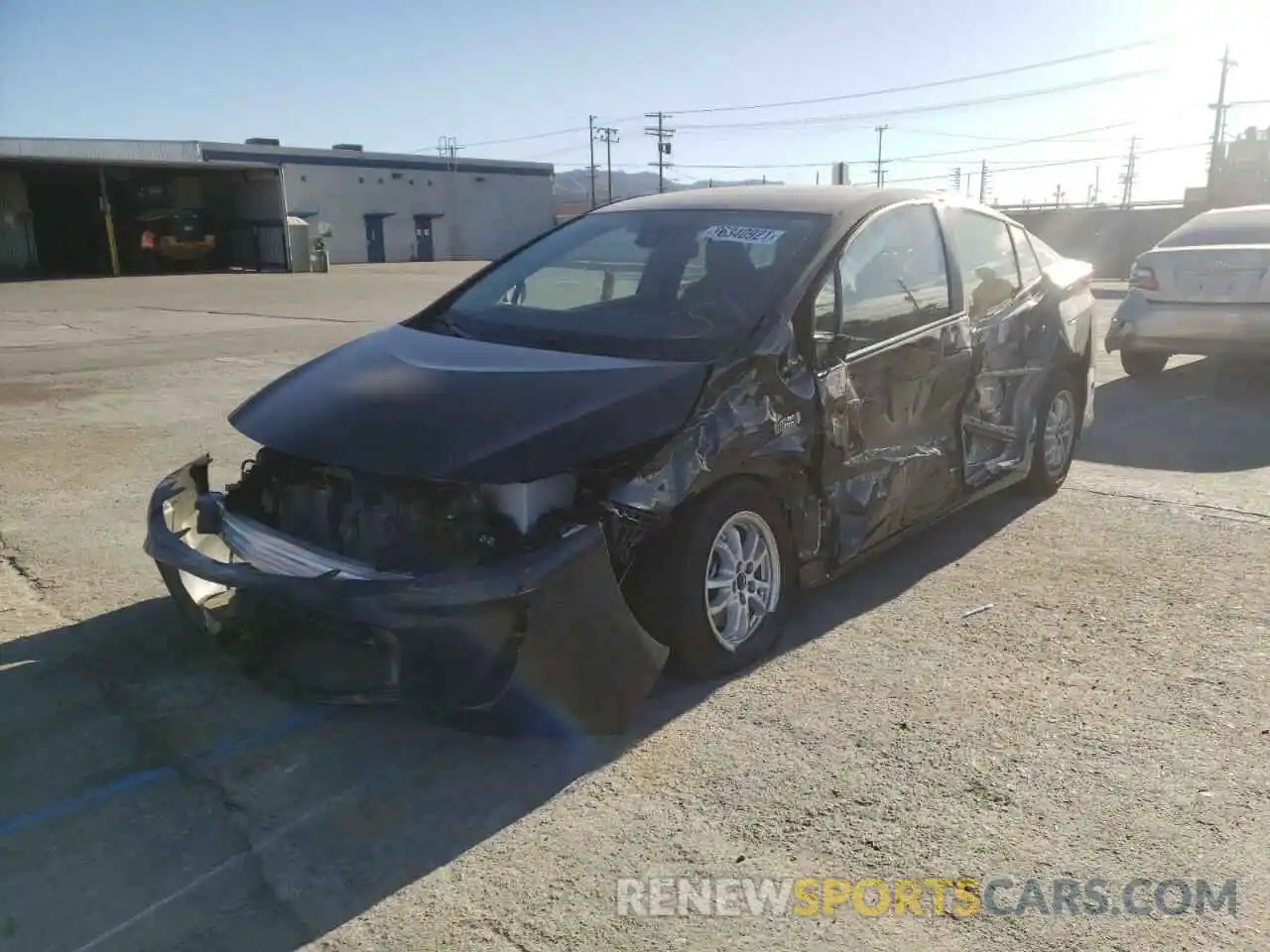 2 Photograph of a damaged car JTDKAMFP3M3187563 TOYOTA PRIUS 2021