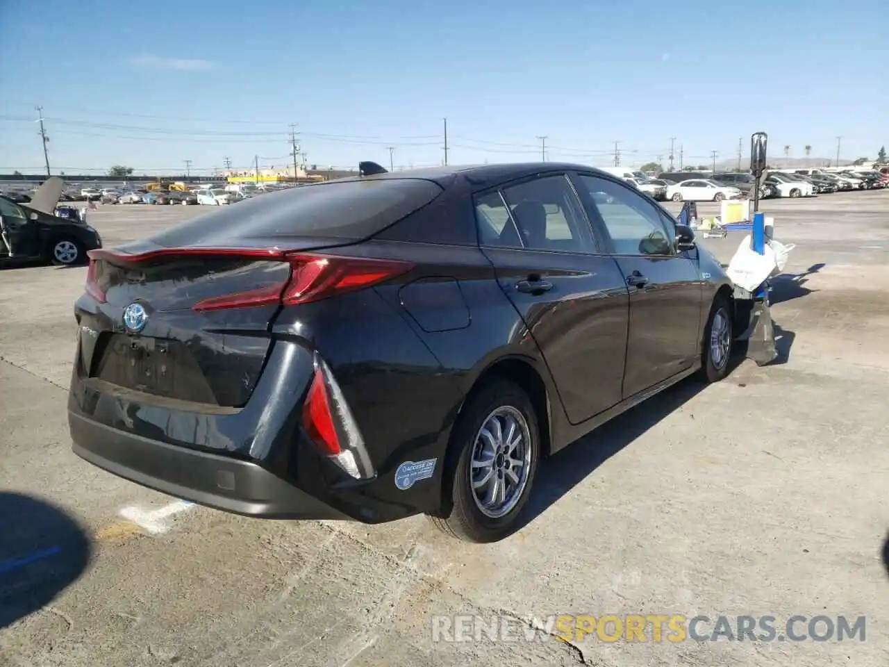 4 Photograph of a damaged car JTDKAMFP3M3187563 TOYOTA PRIUS 2021