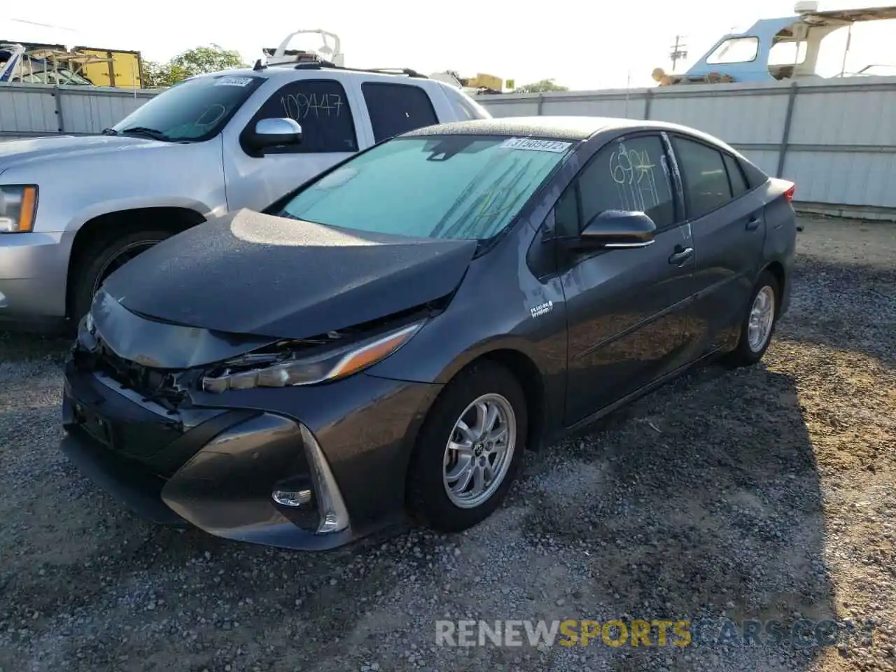 2 Photograph of a damaged car JTDKAMFP4M3165619 TOYOTA PRIUS 2021