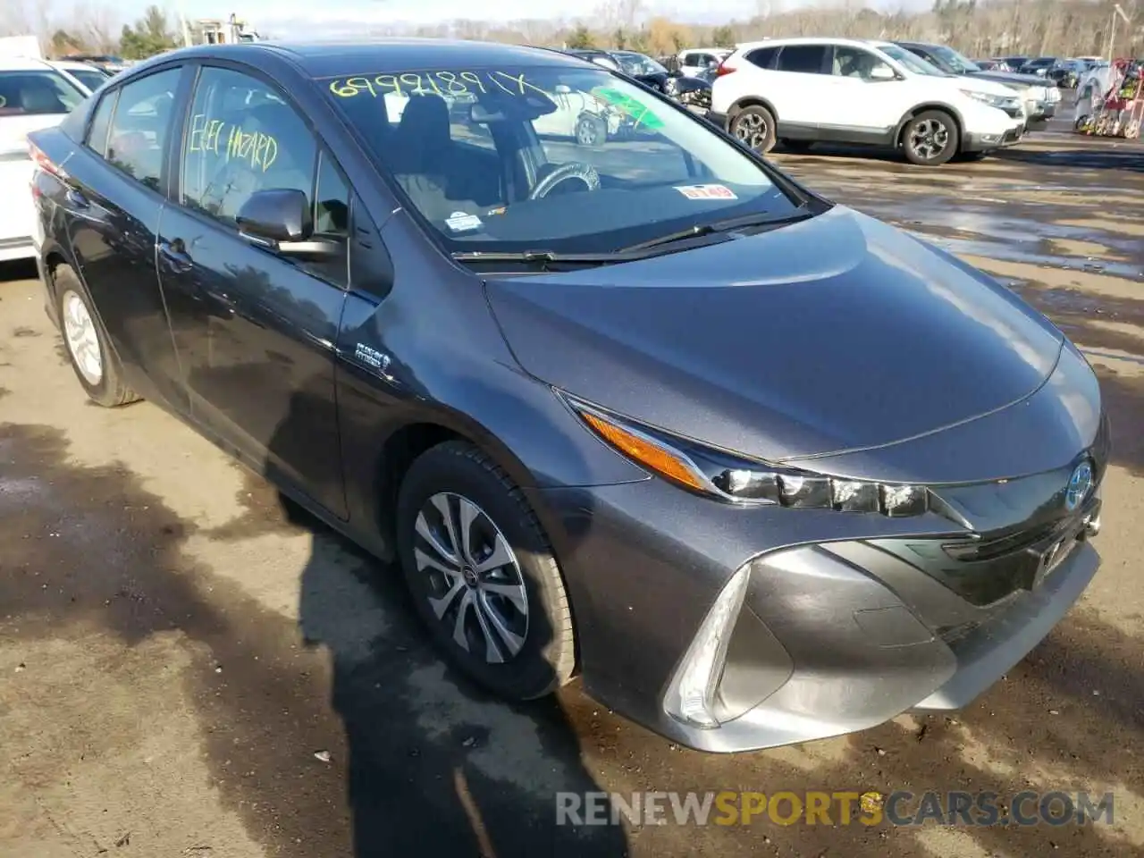 1 Photograph of a damaged car JTDKAMFP4M3172201 TOYOTA PRIUS 2021