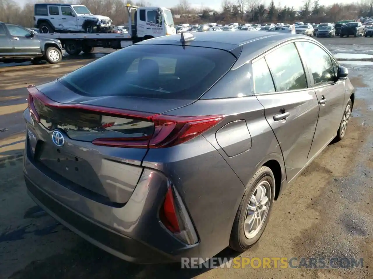 4 Photograph of a damaged car JTDKAMFP4M3172201 TOYOTA PRIUS 2021