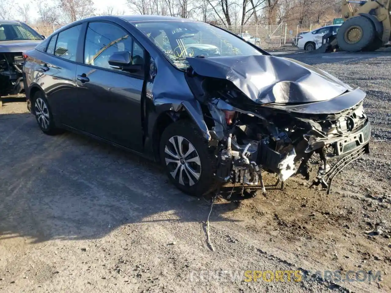 1 Photograph of a damaged car JTDKAMFP4M3172716 TOYOTA PRIUS 2021