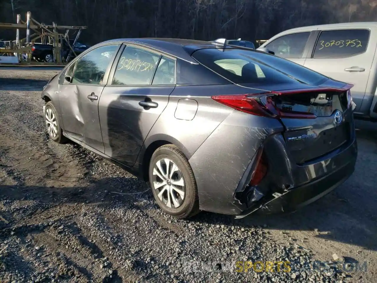 3 Photograph of a damaged car JTDKAMFP4M3172716 TOYOTA PRIUS 2021