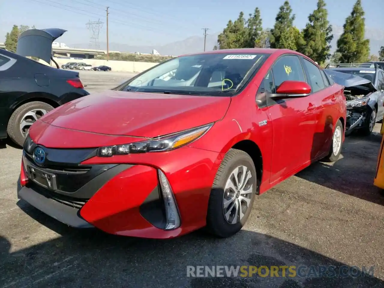 2 Photograph of a damaged car JTDKAMFP4M3173204 TOYOTA PRIUS 2021