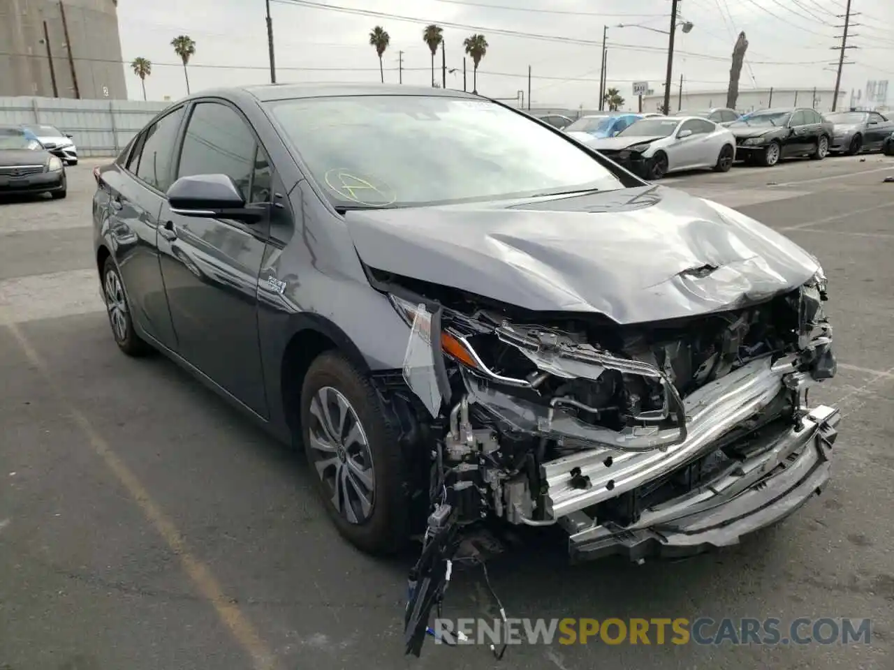 1 Photograph of a damaged car JTDKAMFP4M3174918 TOYOTA PRIUS 2021