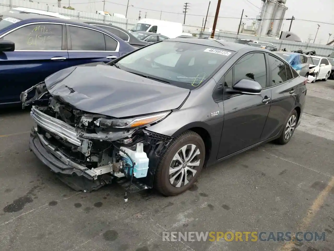 2 Photograph of a damaged car JTDKAMFP4M3174918 TOYOTA PRIUS 2021