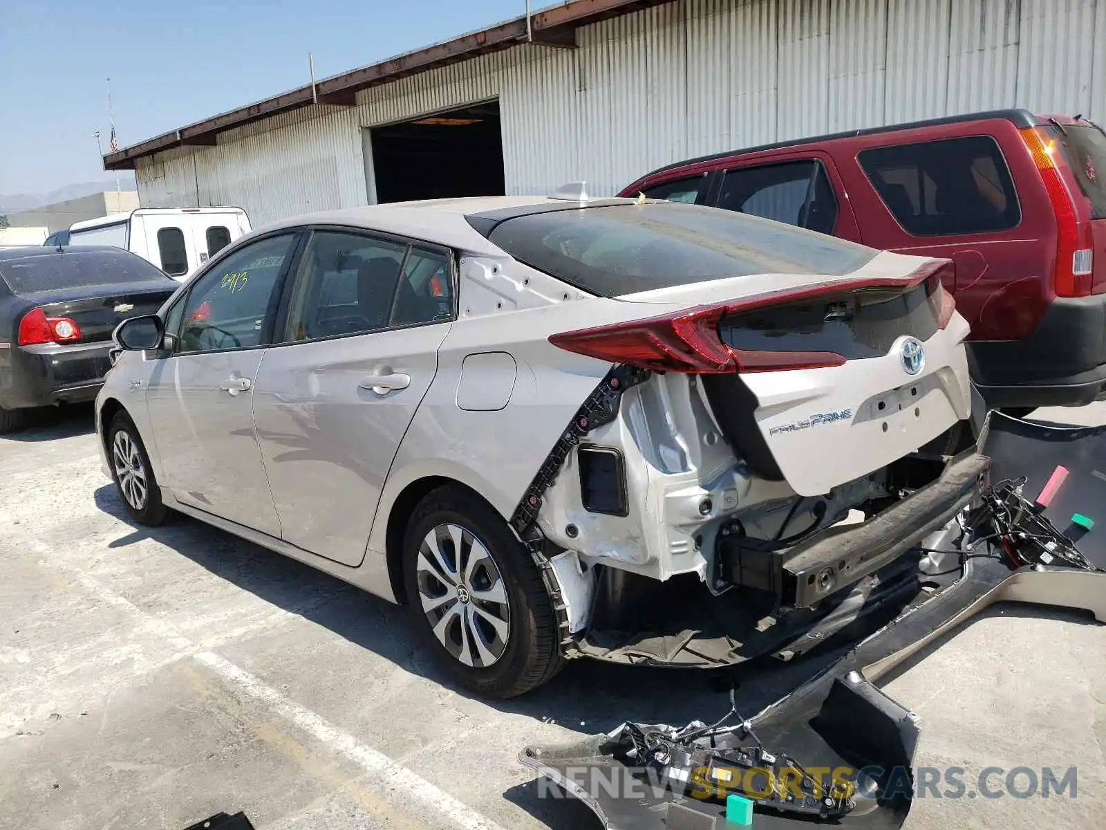 3 Photograph of a damaged car JTDKAMFP4M3177690 TOYOTA PRIUS 2021