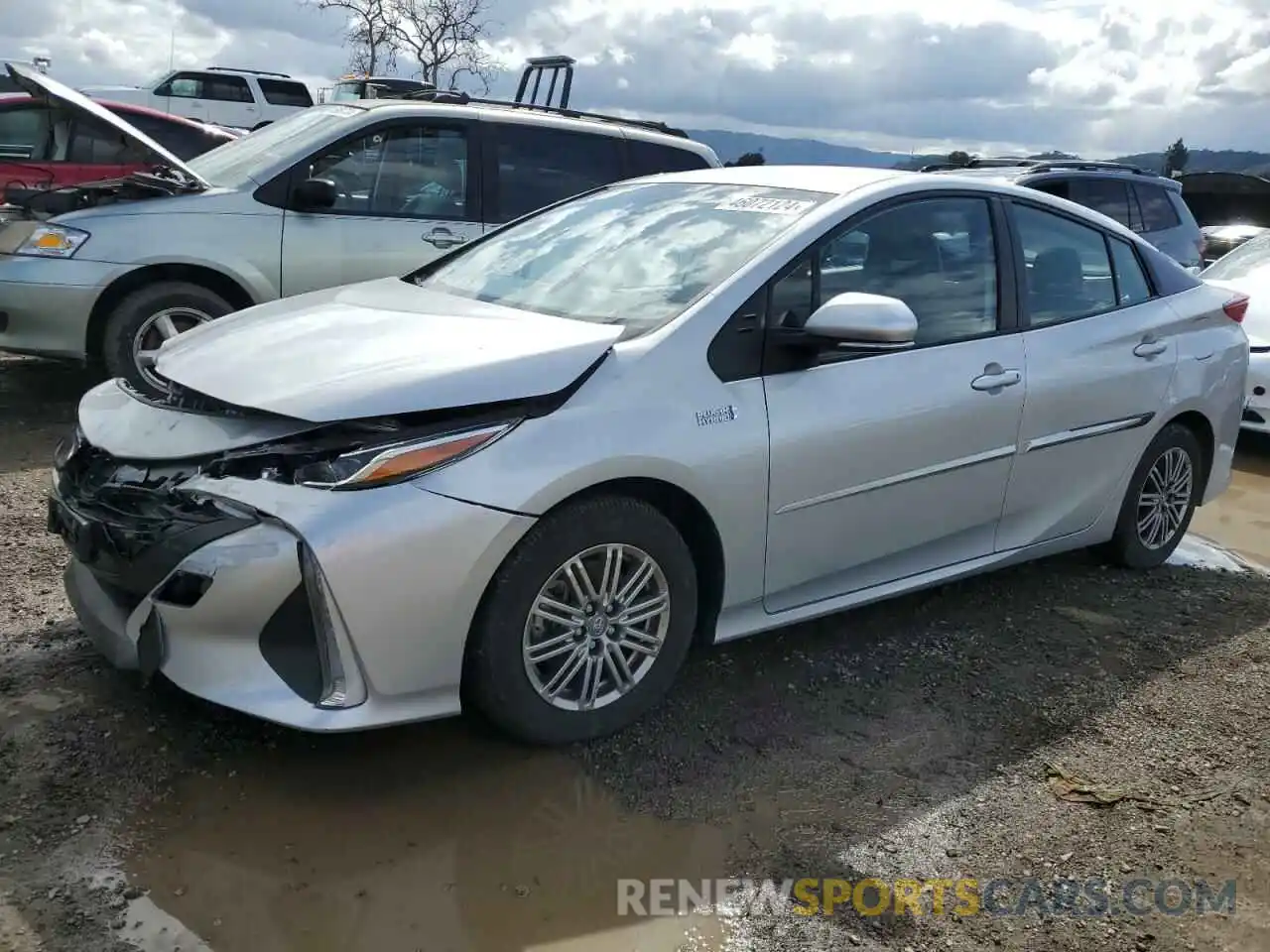 1 Photograph of a damaged car JTDKAMFP4M3180458 TOYOTA PRIUS 2021