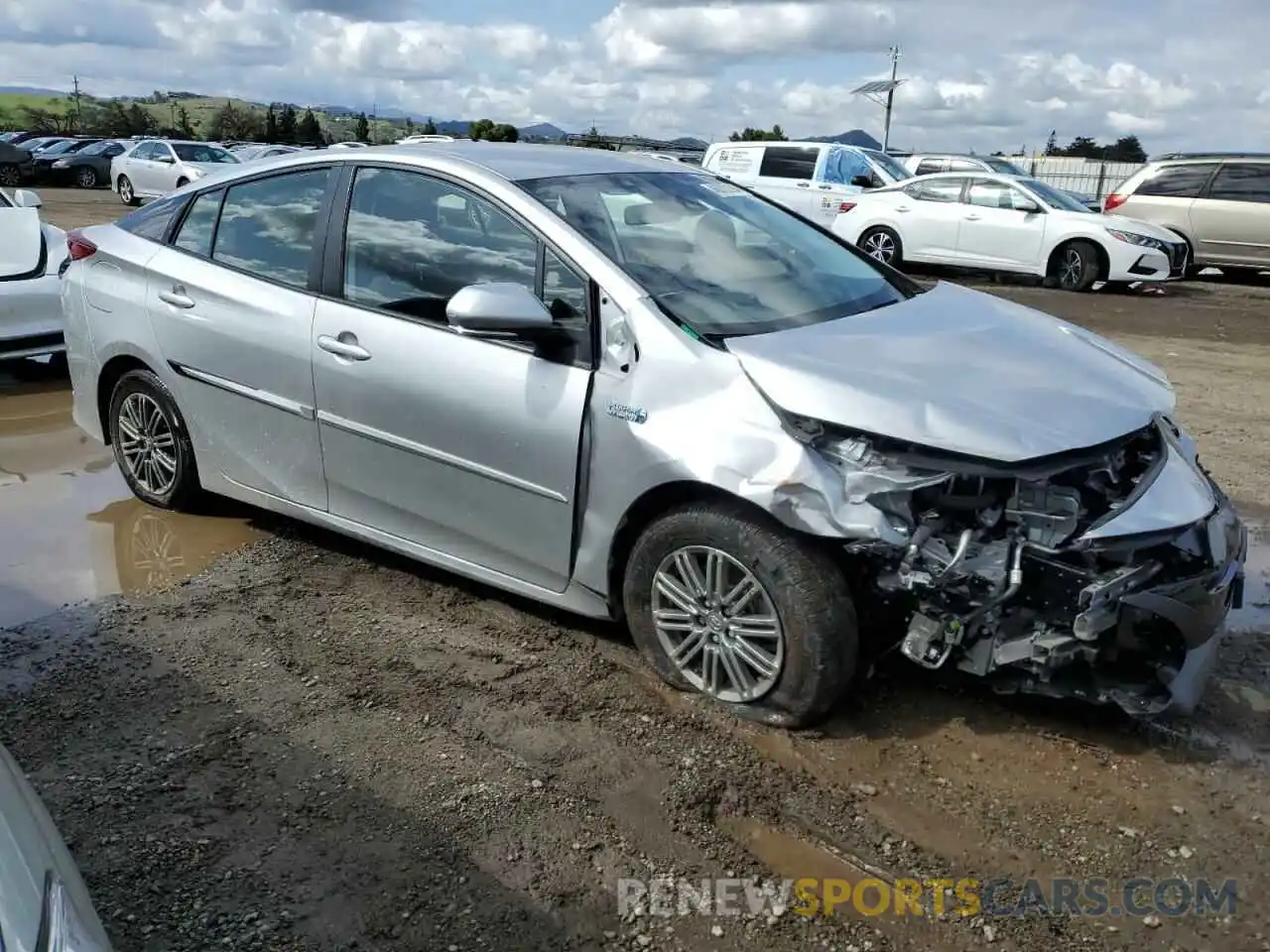 4 Photograph of a damaged car JTDKAMFP4M3180458 TOYOTA PRIUS 2021