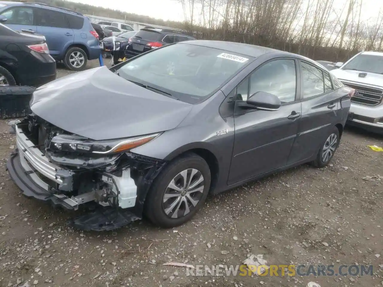 1 Photograph of a damaged car JTDKAMFP4M3182646 TOYOTA PRIUS 2021