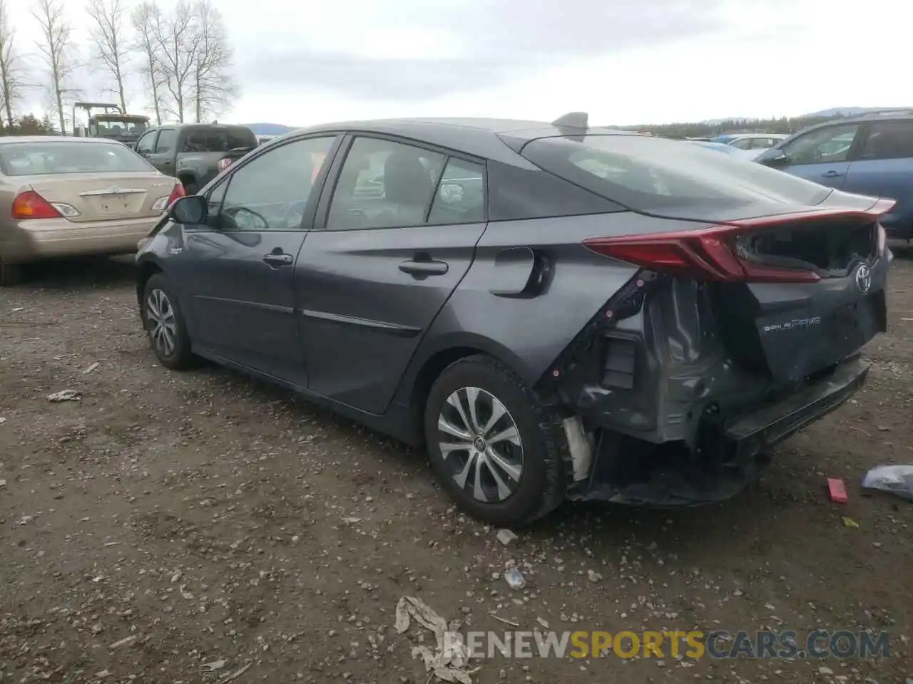 2 Photograph of a damaged car JTDKAMFP4M3182646 TOYOTA PRIUS 2021