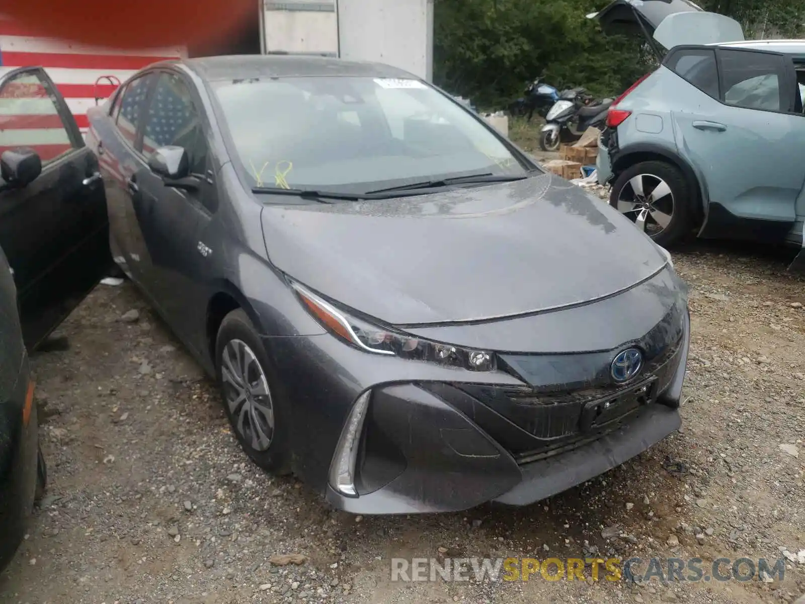 1 Photograph of a damaged car JTDKAMFP4M3191833 TOYOTA PRIUS 2021