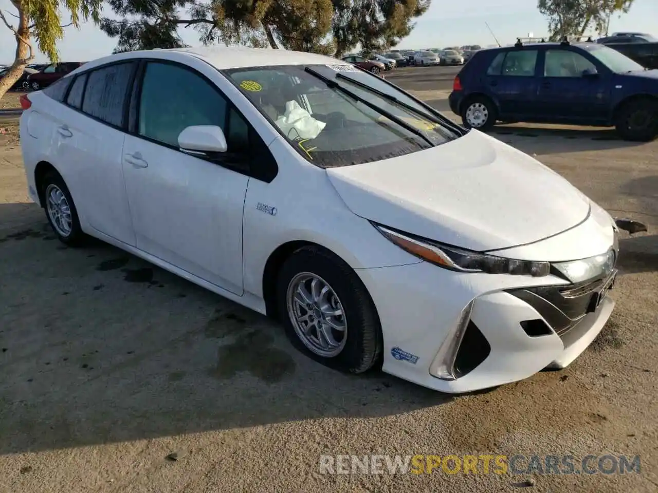 1 Photograph of a damaged car JTDKAMFP4M3193937 TOYOTA PRIUS 2021