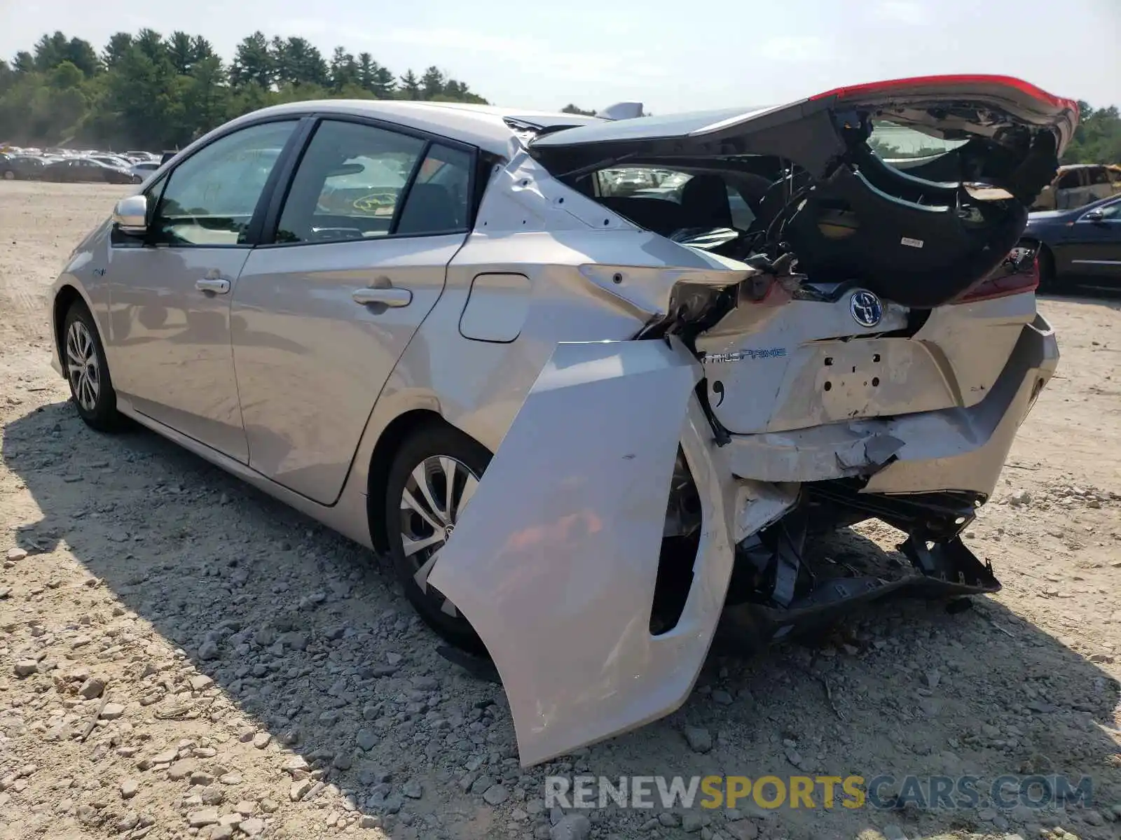 3 Photograph of a damaged car JTDKAMFP4M3195803 TOYOTA PRIUS 2021