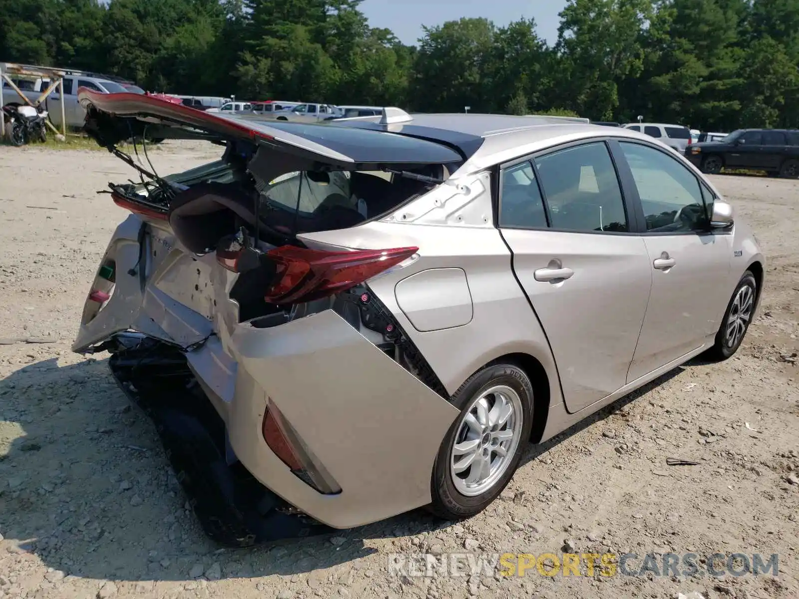 4 Photograph of a damaged car JTDKAMFP4M3195803 TOYOTA PRIUS 2021